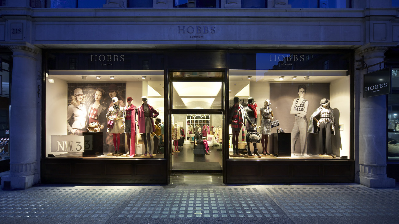 Hobbs Regent Street Front Night
